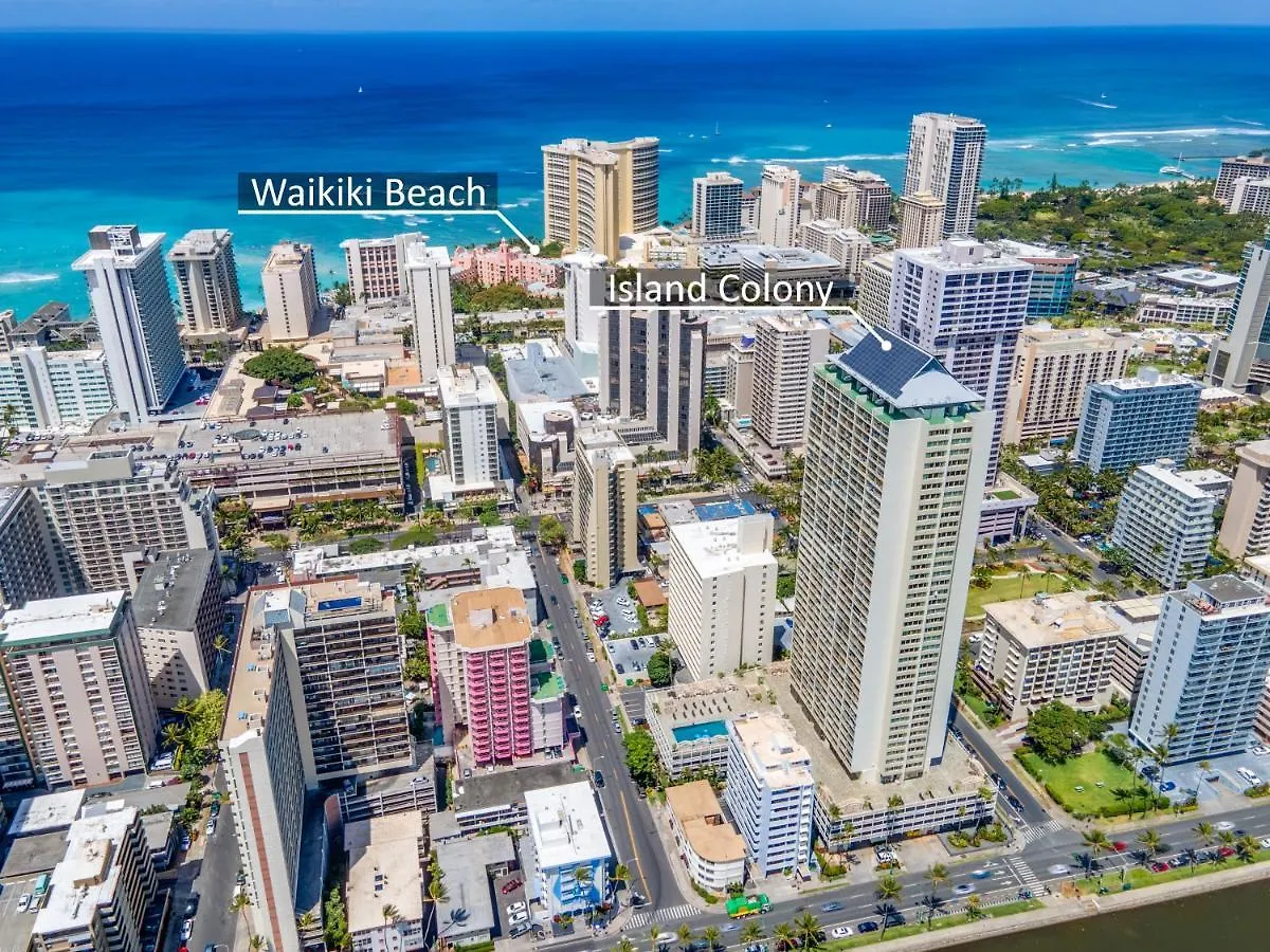 Stylish Studio With Great Ocean Views & Near Beach! Apartment Honolulu
